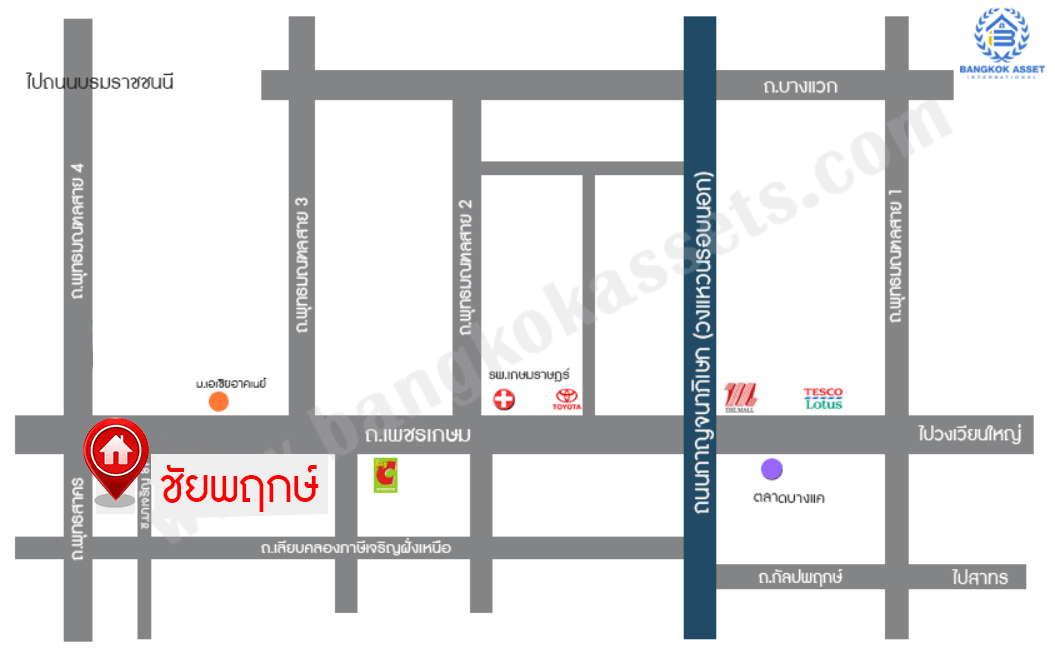 บ้านมือสองตกแต่งใหม่ แบรนด์ LH ม.ชัยพฤกษ์ เพชรเกษม81 พร้อมรองรับทุกความสุข บนเนื้อที่ 50.3 ตร.ว. ฟังก์ชัน 3 ห้องนอน 2 ห้องน้ำ 2 ที่จอด บนทำเลใกล้ The Mall บางแค รถไฟฟ้า "สถานีหลักสอง" ทางด่วน "พระราม2" และเชื่อมสู่ ถ.พุทธมณฑลสาย4 เพียง 5 นาที*